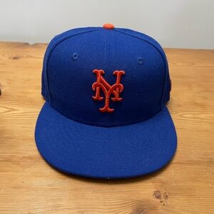 New York Mets MLB on-field hat - fitted size 7
